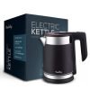 Vandelay Electric Kettle (1.7L) – Double Wall, Cool Touch Kettle with Dry-Boil Protection (Black)
