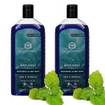The Man Company Patchouli & Sea Salt Perfumed Body Wash For Men- 200 Ml | Shower Gel For Deep Moisturization & Smooth Skin | Enriched With Green Tea, Turmeric & Moringa Extract | Toxin Free – Pack of 2
