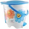 Princeware 4419-P Printed Wave Round Small Garbage Bucket and Prints