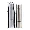 Coconut Stainless Steel Lava Thermos Steel Flip Lock Vacuum Flask – 1000 ML (Food Grade 304) – Silver