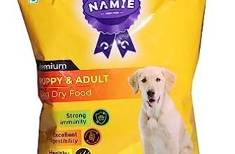 Namie Vegetarian Dry Dog Food, Complete & Balanced Food for Puppy & Adult Dogs,5Kg (Buy One Get 1 Free)