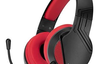 NiTHO JANUS STEREO GAMING HEADSET RED, Compatible with PC/PS4/PS5/Xbox One/XBOX series X S/Switch/Phones (PC adaptor included)
