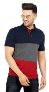 LEOTUDE Men’s Regular Fit Polo T-Shirt(P62_MRNNVY_P_Navy_L)