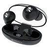 ZEBRONICS Pods 2 Wireless TWS Earbuds with Bluetooth 5.3,Led Display,Voice Assistant,Call Function,Transparent Charging Case,Touch Control&Built-in Rechargeable Battery-Black,in-Ear