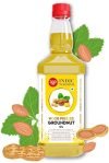 IndicWisdom Wood Pressed Groundnut Oil 1 Liter (Cold Pressed – Extracted on Wooden Churner)