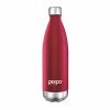 Pexpo Stainless Steel Hot and Cold Vacuum Insulated ISI Certified Flask, 1L, Crimson Red, Electro | Lightweight & Keeps Drinks Hot/Cold for 24+ Hours (1000 ml)