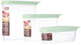 Pigeon StakBox Value Combi (Set of 3) Storage for Kitchen – Green