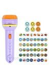 GRAPHENE® 6 slides 48 patterns Mini Projector Torch Toy Slide Flashlight Projector torch for kids Projection Light Toy Slide Flashlight Lamp Education Learning Night Light Before Going to Bed(Random slides)