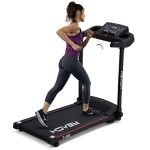 Reach T-400 [4HP Peak] Multipurpose Automatic Treadmill with Manual Incline and LCD Display Perfect for Home use – Electric Motorized Running Machine for Home Gym (Max Speed 12km/hr)