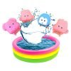PoPo Toys for Baby – 4 Pcs Chu Chu Toys | Toddler Baby Bathtub | Bathing Squeeze Bath Toys | Non-Toxic | Fill with Water & Sprinkler Too | Pichku Toy