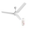 Bajaj Energos 12DC5R 1200mm Silent BLDC Ceiling Fan|5StarRated Energy Efficient Ceiling Fans for Home|Remote Control|Upto 65% Energy Saving-26W|High Speed|Silent Operation|5-Yr Warranty White