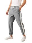 Track Pant for Men || Track Pants || Lycra Full Elastic Jogger Track Pant (TP-01-04) (L, Grey)