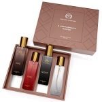 The Man Company Specially Curated Perfume Gift Set for Men 4*20ml- A Gentleman’s Moods | Premium Long-Lasting Fragrance | Luxury EAU DE Parfum | Night for Date | Blanc for Office | Fire for Party | Oud for Outing
