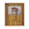 Archies Lights for Home Decoration | Christmas Lights | led Light Fairy String Strip Lights Decoration of 1 Pc 3D Laser Cut Wooden Sign Board Photo Frame Photo Size 15X10(L X B cm)(Friend Star)