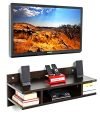 Wudville Stiana Engineered Wood Wall Mounted TV Unit/Entertainment Unit – Wenge (Standard)