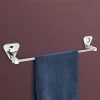 Primax Pyramid Stainless Steel Towel Hanger for Bathroom/Towel Rod/Bar/Bathroom Accessories (24inch) – Chrome – Pack of 1