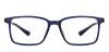 LENSKART BLU | Zero Power Blue Cut Computer Glasses| Gaming Glasses | Anti Glare, Lightweight & Blocks Harmful Rays | UV Protection Specs | Men & Women | Large | LB E13737