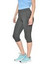 CHKOKKO Women’s Slim Fit Polyester Capri (SPWMCAPRI04ANTHRAM_Grey_30)