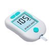 Control D Advanced Digital Diabetes Glucose Blood Sugar Testing Monitor with 5 Strips Glucometer (White, Green)