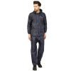 Billford Men’s Waterproof Raincoat or Rainsuit Set-Includes Top and Bottom Regular Fit Blue_XL