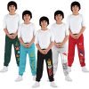 Kyda Kids® 100% Cotton Printed Kids Casual Track Pant For Boys & Girls (Pack Of 5)