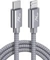 Wayona Type C to Lightning MFI Certified 20W Fast charging Nylon Braided USB C Cable for iPhone 14,14 Pro,14 Pro Max,14 Plus,13,13 Pro,13 Pro Max,13 Mini,12,12 Pro,11,11 Pro Max,12 Mini,X,8 (2M,Grey)