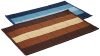 Amazon Brand – Solimo Premium Polypropylene Home Decor Doormats (Pack of 2, Blue & Brown)