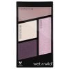 Wet n Wild, Color Icon Eyeshadow Quads, Eyeshadow Palette with Shiny and Matte Finish Eyeshadows, Long-Lasting and Easy-to-blend Formula, Petalette (Multicolor)