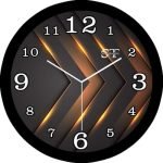 Virat Craft Brown Arrow Wall Clock for Living Room || Badroom || Shop || Office || Home Décor_158