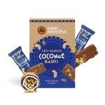 GO DESi – DESi Meetha Kaju Kishmish Coconut Barfi | 500 Grams | 40 Individually Wrapped Pieces | Dry Fruits Sweet | Cashew Nuts Raisin bar | Sweets Indian Mithai