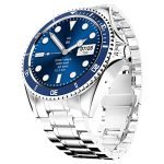 Fire-Boltt Quantum Luxury Stainless Steel Design 1.28″ Bluetooth Calling Smartwatch with High Resolution of 240 * 240 Px & TWS Connection, SpO2 Tracking with 100 Sports Modes (Blue)