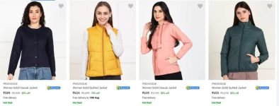 Provogue Women’s Jackets Upto 80% Off-