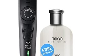 Bombay Shaving Co Trimmer Men, 2X Fast Charging, 2 Yr Warranty, 80Min Runtime, Hair Trimmer, Shaving Machine, Cordless Beard, 38 Length Settings, Flash Usb Cable Fast Charging (With Men’S Fragrance Worth Rs. 795/- Free)