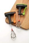Nexellar Manual Hand Press Blender- Powerless Hand Blender Press and Relax Handle for Performance with SS Blade Hand Blender/Beater/Mixer for Coffee, Cream, Egg,Milkshake, Lassi etc