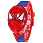 GLENVIT-X Digital Watch for Boys and Girl Spider Men Kids Light Glowing Watch with Music Tune and Face Cover Multicolor Led Digital Light Kid Watch(Pack of 1)