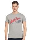 Jack & Jones Men’s Slim T-Shirt (136619404_Light Grey Melange Large)
