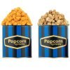 Popcorn & Company Festive Gift Combo Pack Of 2 Tins (Caramel Krisp -130 Gm & Cheddar Cheese Popcorn -60 Gm) – 190 Gm