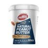 Nutty Unsweetened Natural Peanut Butter Crunchy, 31g Protein, No Added Sugar, High Dietary Fiber, 0% Trans-Fat, 100% Non-GMO, Vegan (510g)