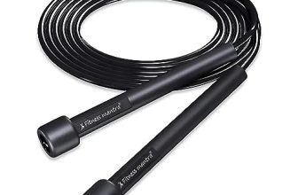 Fitness Mantra® Adjustable Length Skipping Rope/Jumping Rope For Men And Women (Color- Black, Qty- 1 Pcs.)