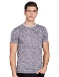 Fusefit Men’s Regular T-Shirt (FFA-MT092-02_Grey Mel L)