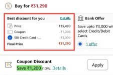 Samsung 1.5 Ton 3 Star Inverter Split AC 2023 Model @31290 [ Effectively ] Apply ₹1200 Off Coupon + Pay Via Sbi CC