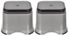 Fun Homes Ultra 10 Multiuses Portable, Lightweight, Strong, Durable Plastic Bathroom/Step/Sitting Stool, Patla- Pack Of 2 (Grey)-46Fh0147, Standard