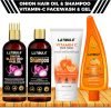 Latibule Vitamin C Skin Brightening Facewash & Gel,Hair Fall Control Hair Onion Oil & Shampoo(4 Items In The Set)