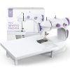 KPCB Tech Mini Sewing Machine With Extension Table,Violet