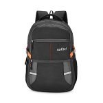 Safari Omega 30L Laptop Backpack With Raincover, School Bag For Boys And Girls, College Bag, Office Bag, Travel Bag For Men And Women, Black