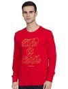 Levi’s Men’s Cottonblend Crew Neck Sweatshirts (59638-0090XL_Red-02_XL)