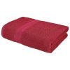 BEDSPUN 100% Cotton Terry Towel for Bath |350 GSM Towels for Bath Large Size, Towels for Bath Women/Men, Merlot Magic