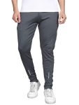 Selvia Men’s Solid Lycra Full Elastic Jogger Track Pant(446TK111N-L_Grey)