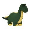 Amazon Brand – Jam & Honey Dinosaur Plush/Soft Toy, Suitable for Boys, Girls and Kids, Super-Soft, Safe, 34 cm (Green & Yellow)