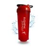Fitness Mantra® Premium 700ml Protein Shaker Bottle with Mixer Ball for Men & Women [Capacity 700 ml, Red Color]
